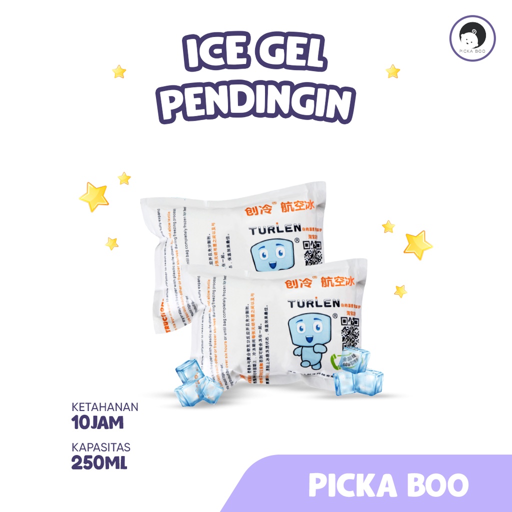 PICKA BOO Ice Gel 250 ML Cocok Untuk Cooler Bag Asi