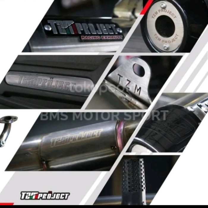 Knalpot Tzm Project.Mio Sporty. Mio J. Soul Gt 115.Fino.X-Ride