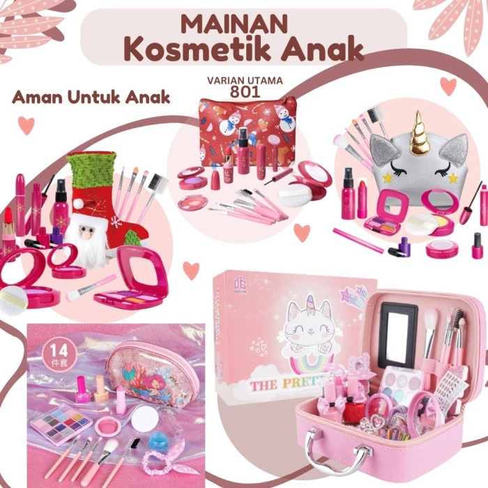 mainan anak  Mainan Make Up Mainan Anak Perempuan Frozen Set Kids - JY 801(E1U8) mainan edukasi anak