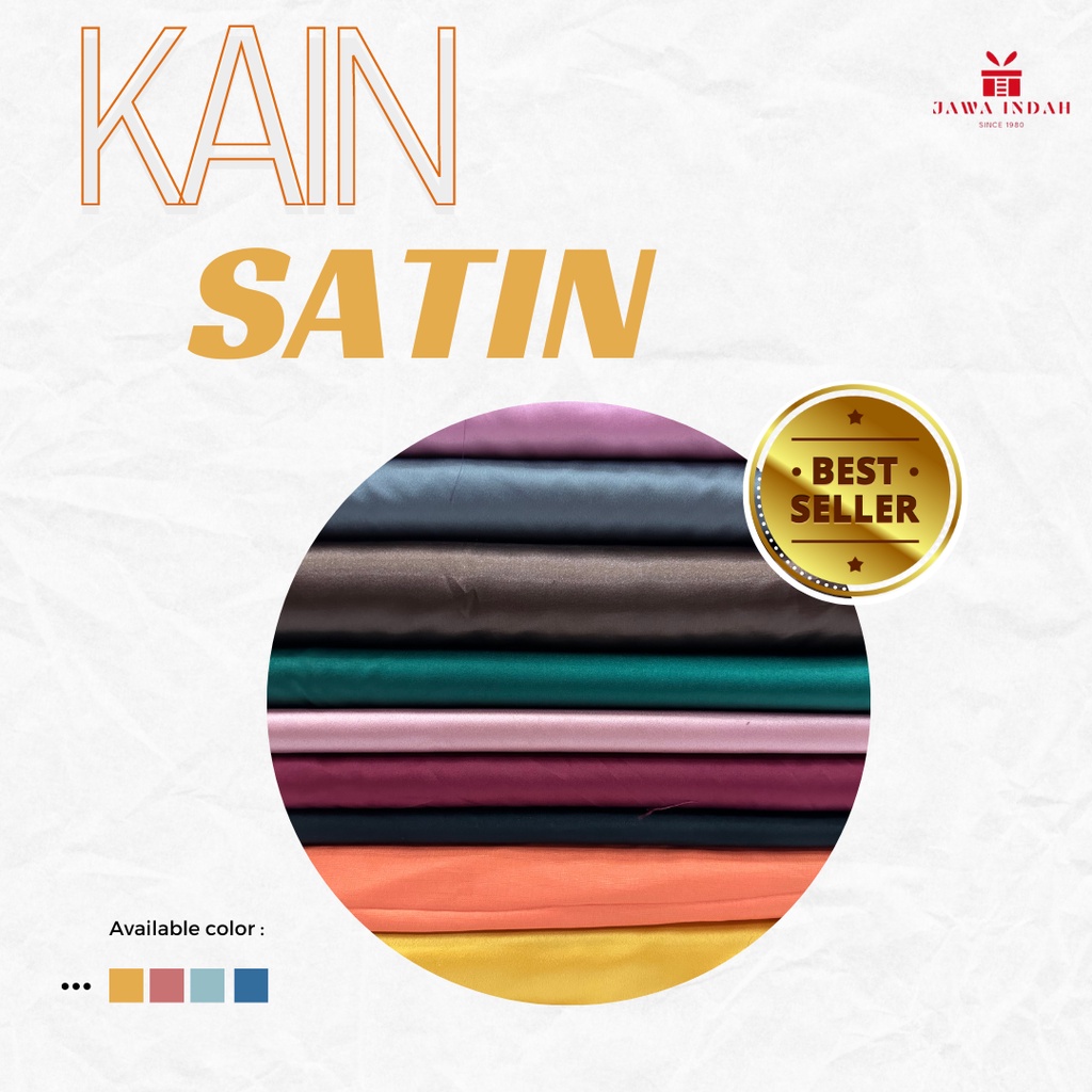 KAIN SATIN MAXMARA 1/2 METER PREMIUM