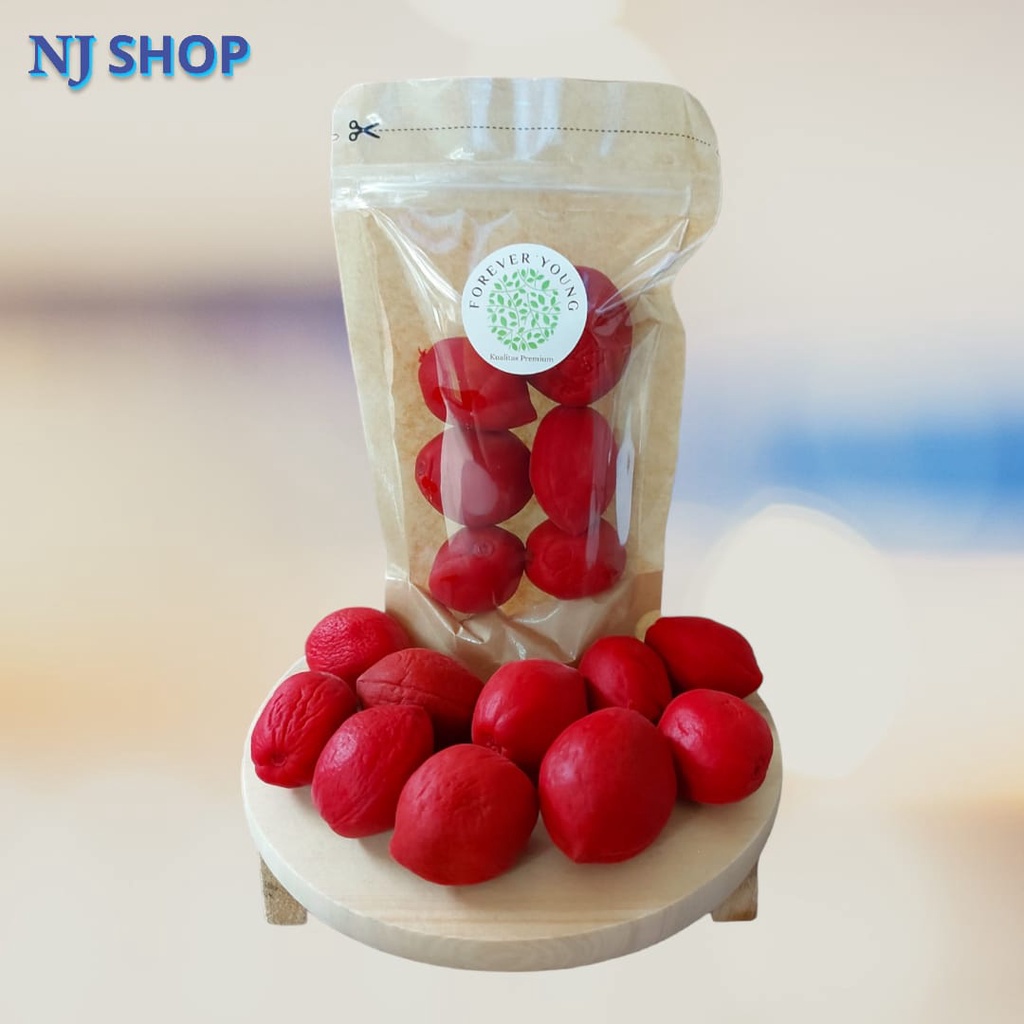 

[Healthy Food] - Manisan Buah Persik Merah Impor Red Crunchy Peach Kualitas Premium