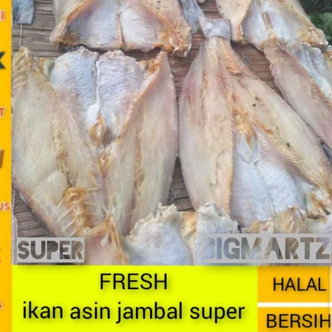 

➷ ikan asin Jambal super 1kg Quality export / jambal roti daging ☂