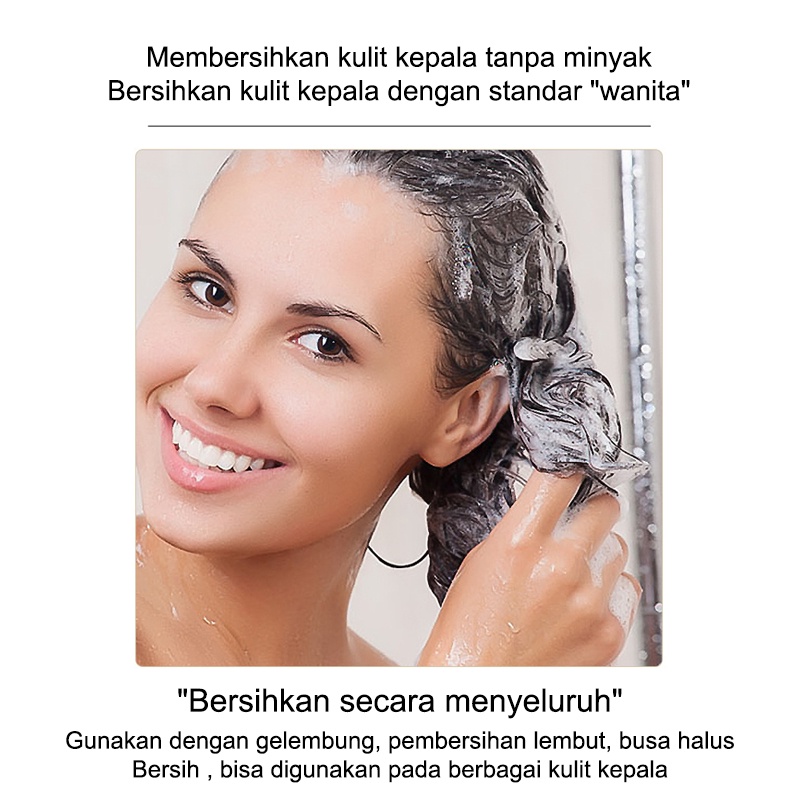 SHAMPOO RAMBUT ANTI RONTOK Hair Treatment Shampoo 300ml Anti-ketombe pertumbuhan rambut cepat Controlled Nutrition Botak Rontok germinal rambut Perawatan