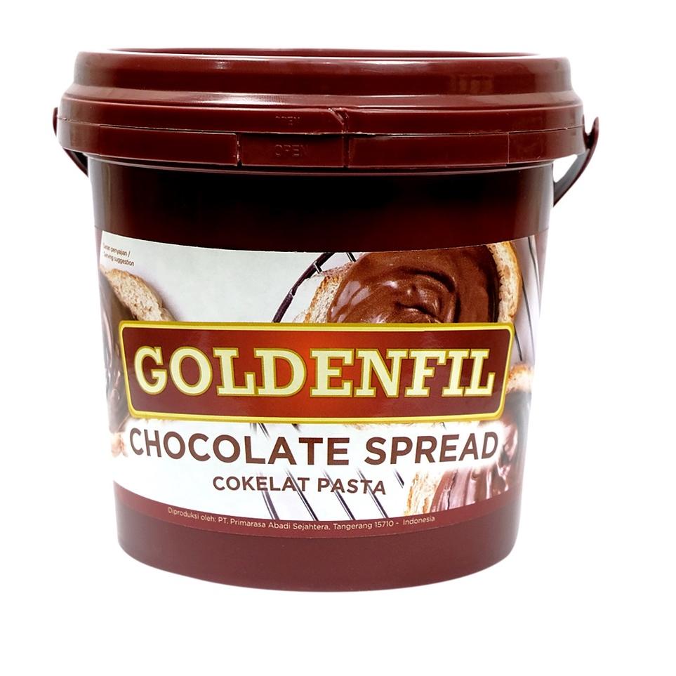 

12.12 sale GOLDENFIL Chocolate Spread 1 kg PROMO!! HALAL!! 