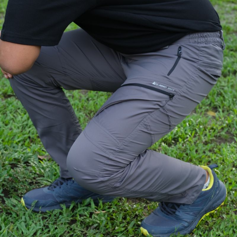 Camp Out Celana Gunung Pria Wanita - Celana Outdoor Hiking Quickdry Slimfit Lukla