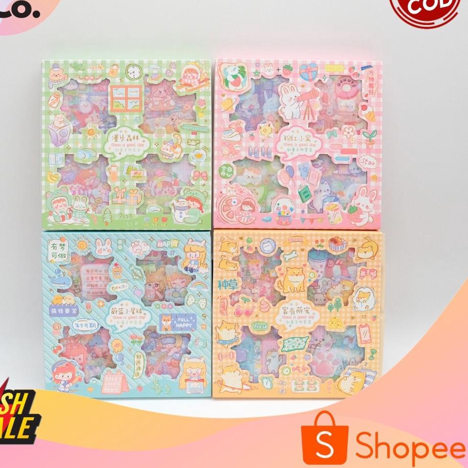 

MALL STIKER BOX SENMU ISI 32 LEMBAR WASHI TAPE LUCU STIKER LUCU UNIK MURAH PERLENHKAPAN SEKOLAH PERLENGKAPAN KANTOR ATK MURAH BISA COD grosir