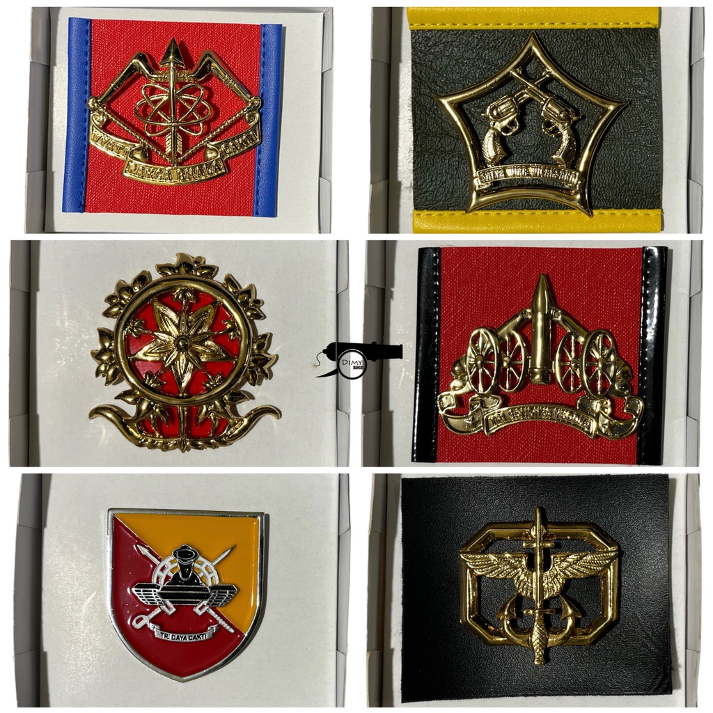 EMBLEM BARET TNI Raider Hub Ekapaksi Infanteri Kujang Zeni Kopasus Armed Arhanud POM Kostrad Kavaler