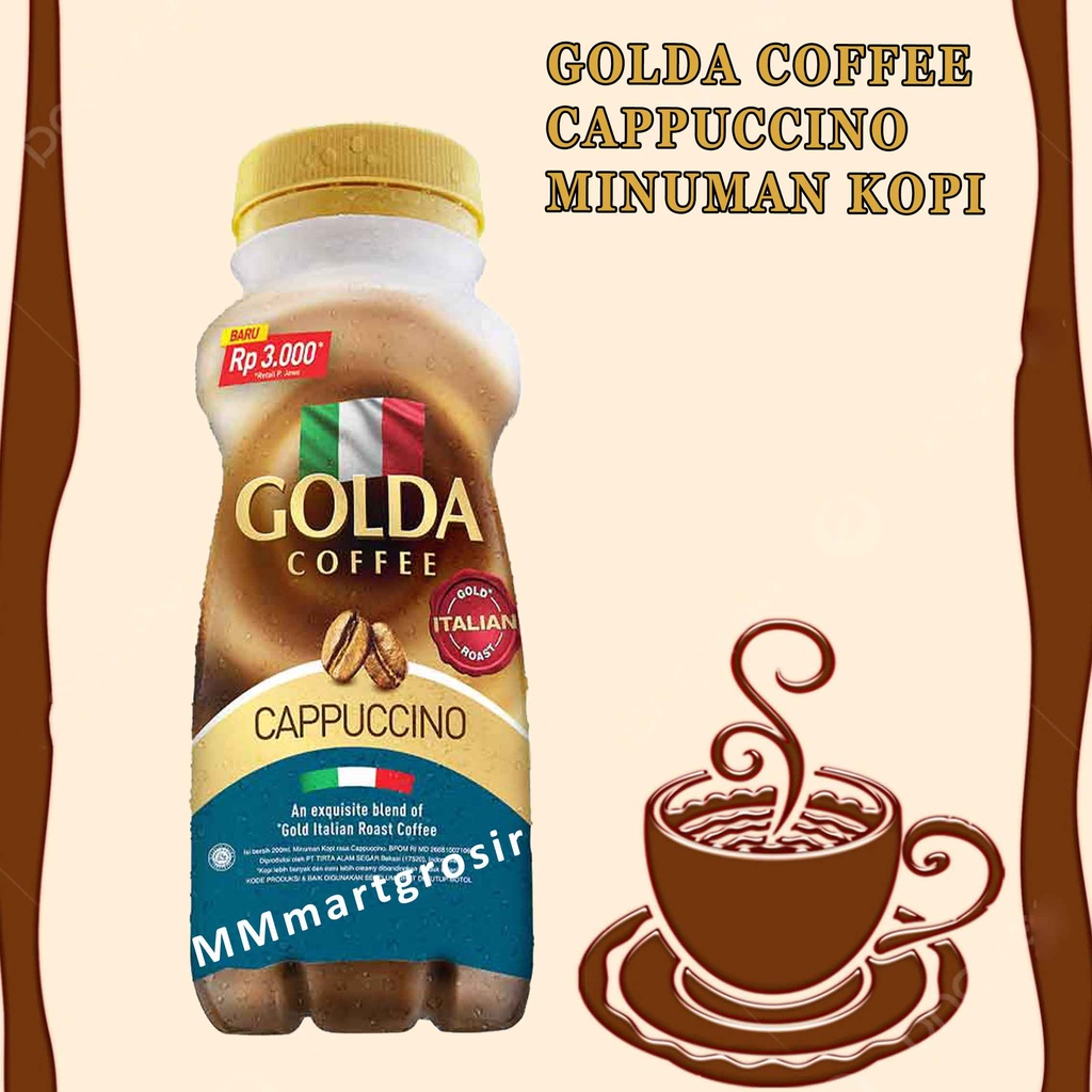 Golda Coffee/ Coffee Capuccino/ Minuman Kopi/ 200ml