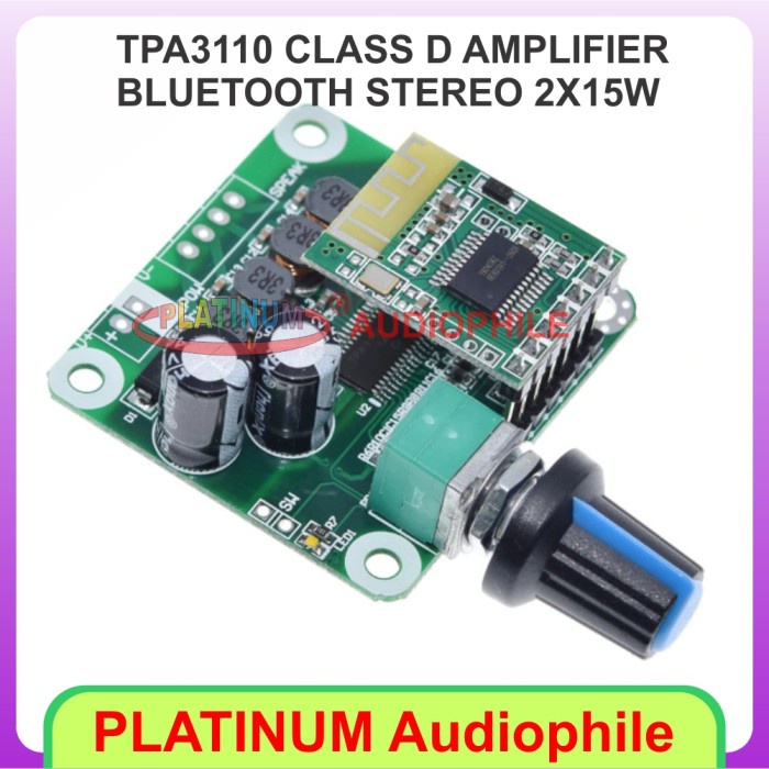 Tpa3110 Bluetooth Amplifier Class D 15W+15W Tpa3110 Amplifier Stereo