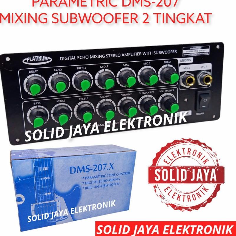 ♂ TONE CONTROL AKTIF PARAMETRIC DMS207 DMS-207.X TONE KONTROL AKTIF MUSIK MIXING ACTIVE PARAMETRIC P