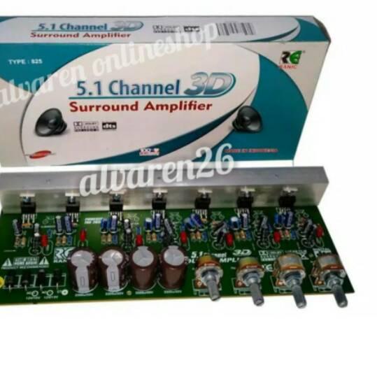 ☉ Kit Power Amplifier Aktif Home Theater 5.1 Surround 3D ◄