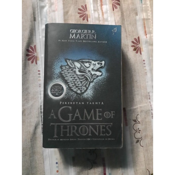 Novel Game of Thrones Karya George.R.R Martin (edisi terjemahan)