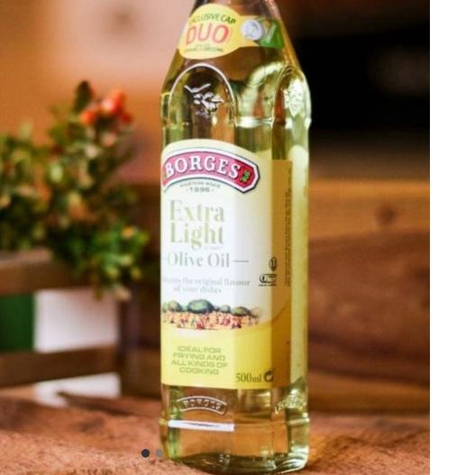 

✲ MARET 2024 Borges borjes extra light olive oil 500 ml ELOO ♔
