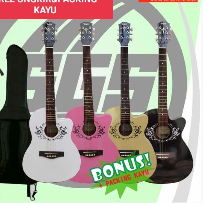 ◘ gitar akustik taylor swift pemula tanam besi ✭