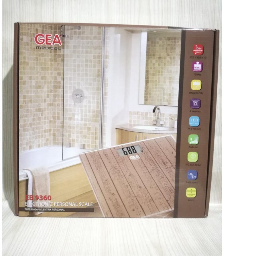 ➬ Timbangan Badan Digital GEA EB 9360 (EB 1623 ) / Timbangan Digital GEA / Timbangan GEA ✰