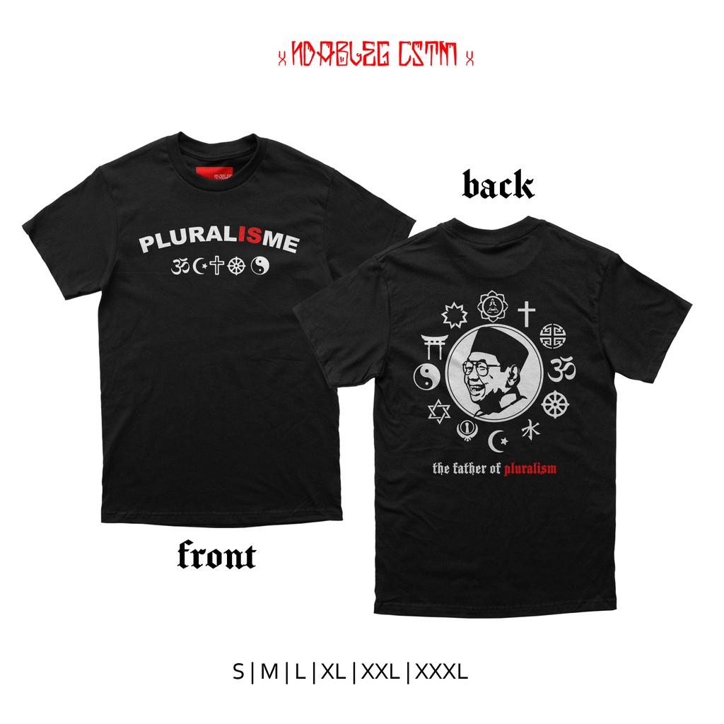 TSHIRT PLURALISME GUSDUR KAOS PLURALISME