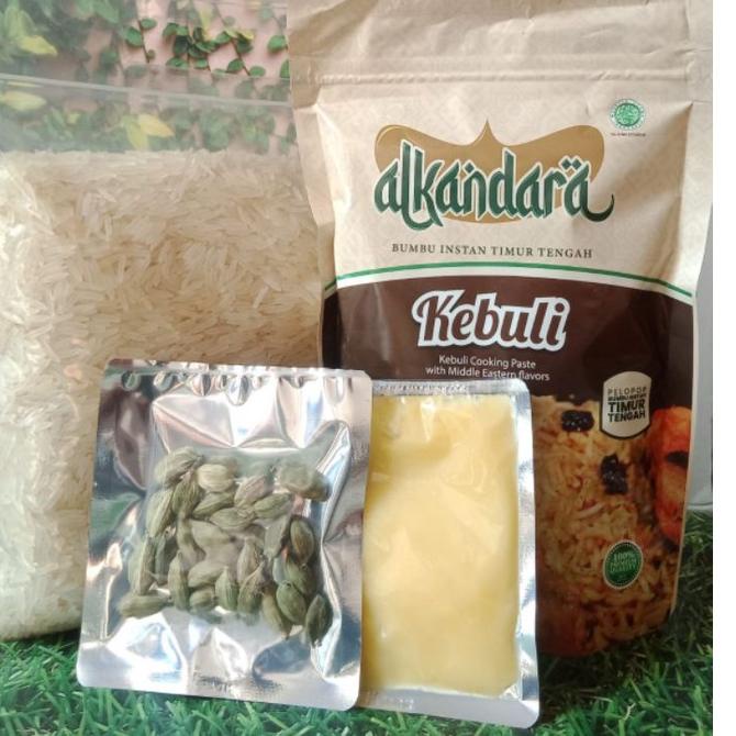

➺ Paket NASI KEBULI, KABSAH, BRIYANI INSTAN bumbu Alkandara ☛