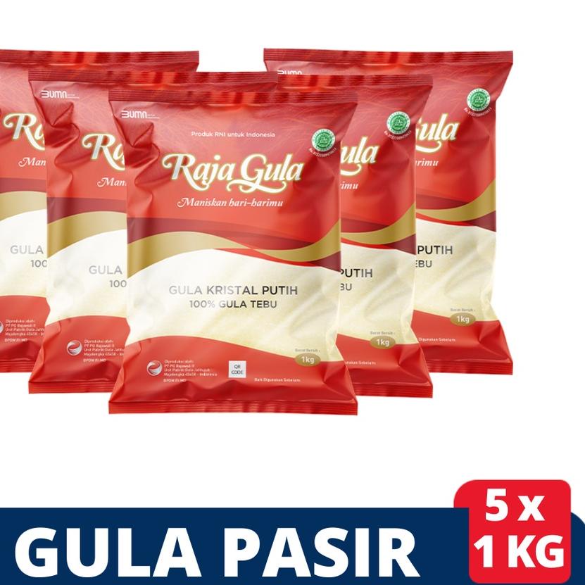 

۞ Raja Gula Merah Gula Pasir Kristal Putih 5 Pcs @ 1 Kg ☪