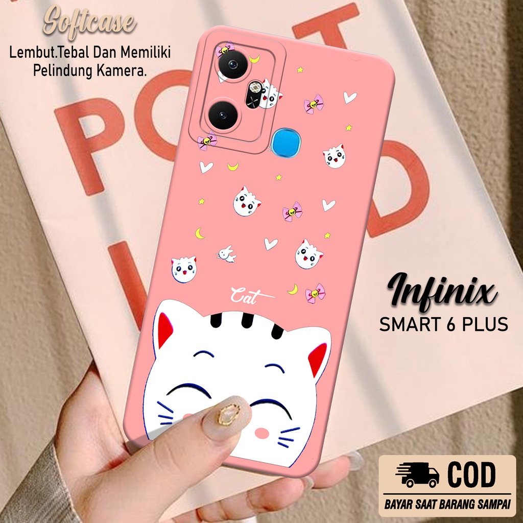 Case Hp Infinix Smart 6 Plus - Softcase Infinix Smart 6 Plus Terbaru - Casing Infinix Smart 6 Plus -