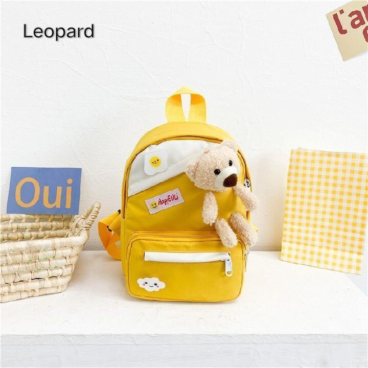 Tas Ransel Laptop Backpack Korea Import Wanita/Tas Sekolah Wanita Versi Korea Ransel free boneka Siswa Sekolah Menengah Pertama Sekolah Dasar Dalam Ransel Jepang