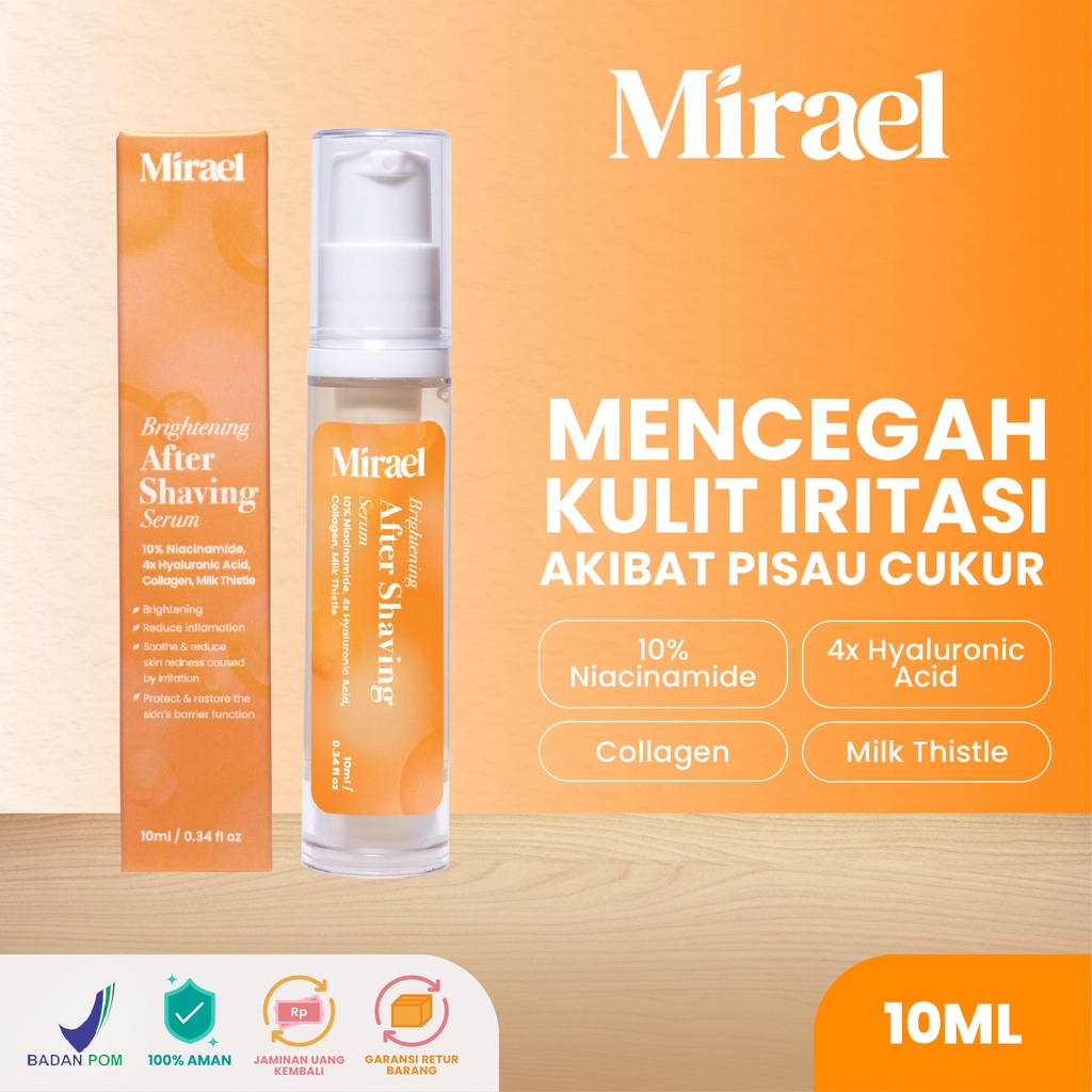 MIRAEL (Travel Size)Serum Serum Pencerah Ketiak Anti Iritasi Setelah Cukur 10ml Pencerah Ketiak & An