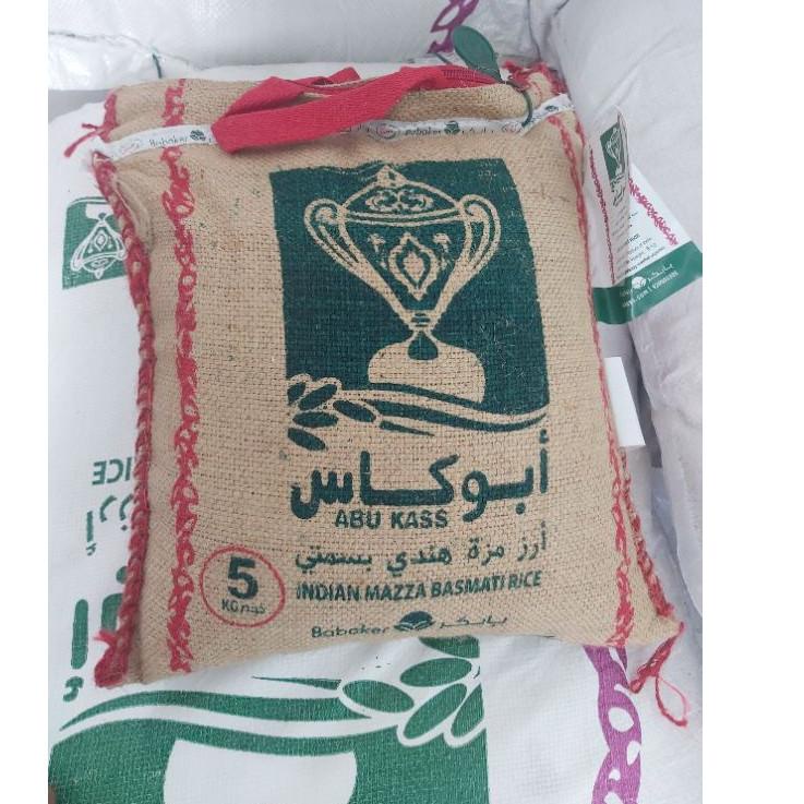 

← Beras basmati asli abu kass ابو كاس dari arab Saudi isi di dalam karung 5kg ♪