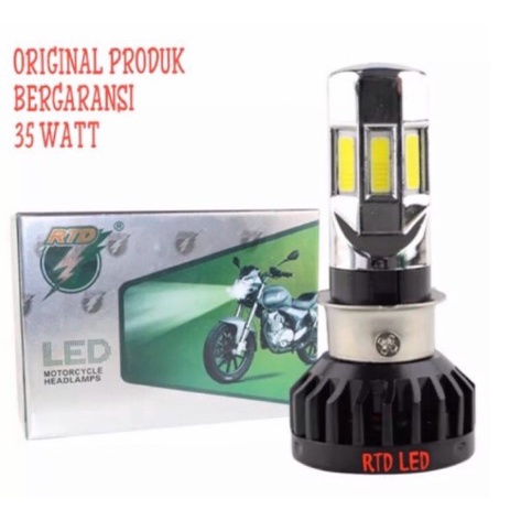 [RAYTON] Rayton Led Lampu Otomotif Motor M02E White / Putih ACDC Jauh Dekat 9-30V 35WATT ORIGINAL RAYTON