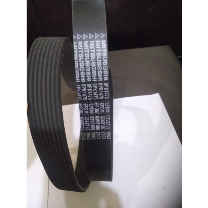 V-BELT 8PK-1473/8PK-1475/6732-81-3440 [8 ALUR] (PC200-7/PC228US-1/-2)