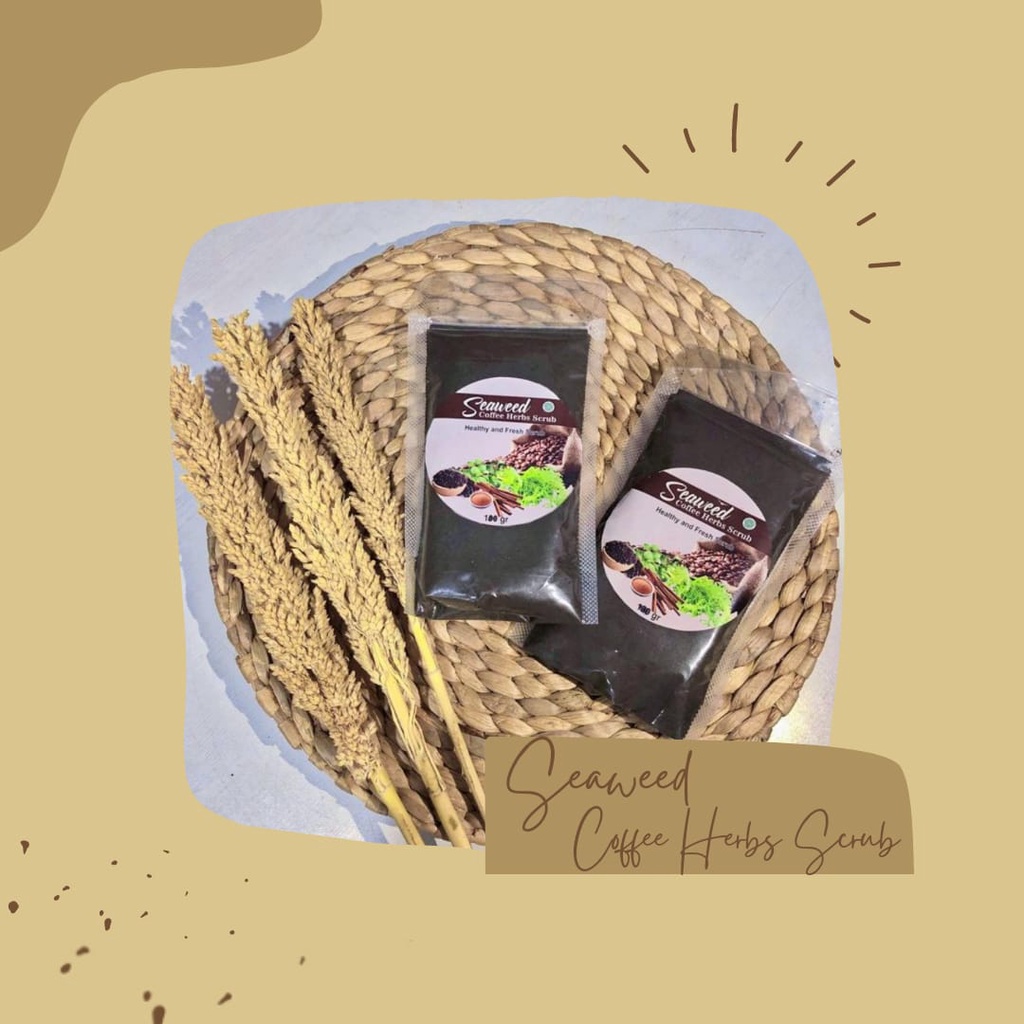 Seaweed Coffee Herbs Body Scrub