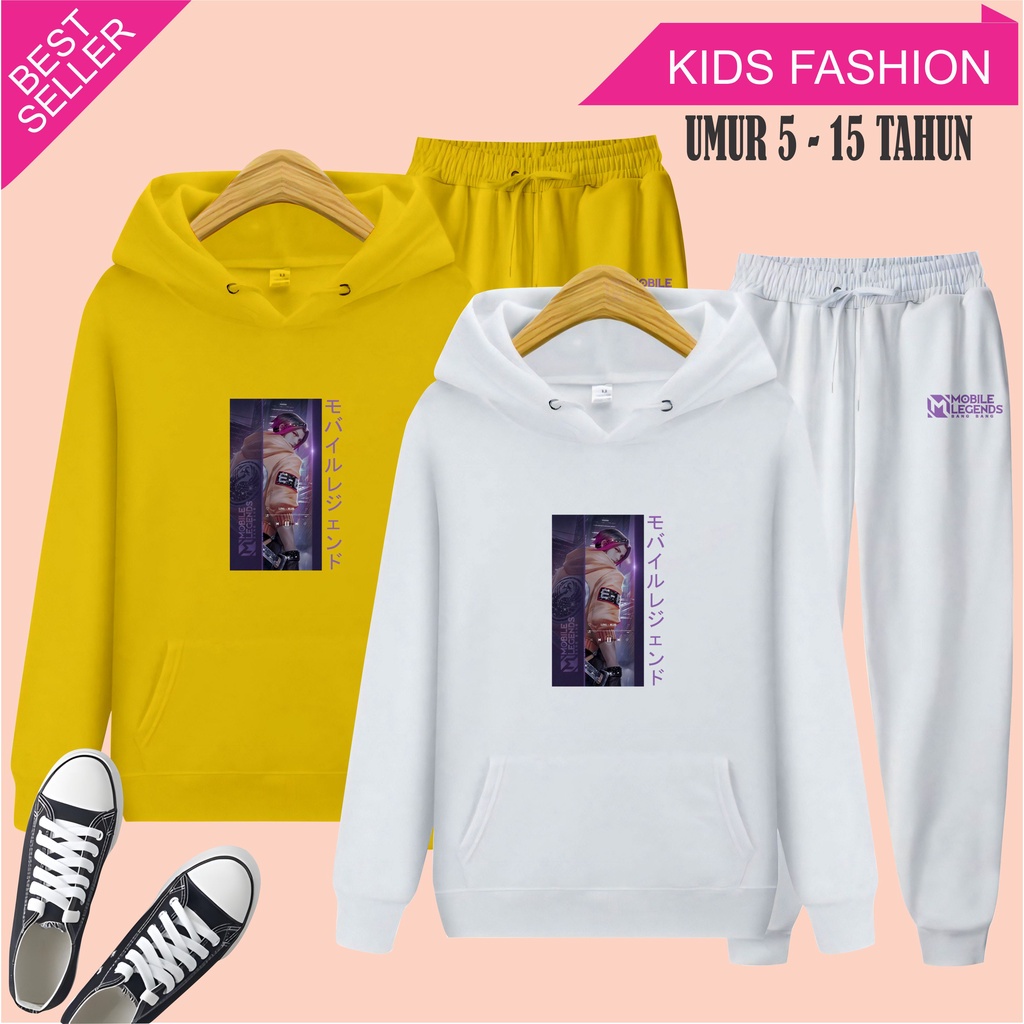 MCL - Setelan Hoodie Anak LING MLBB