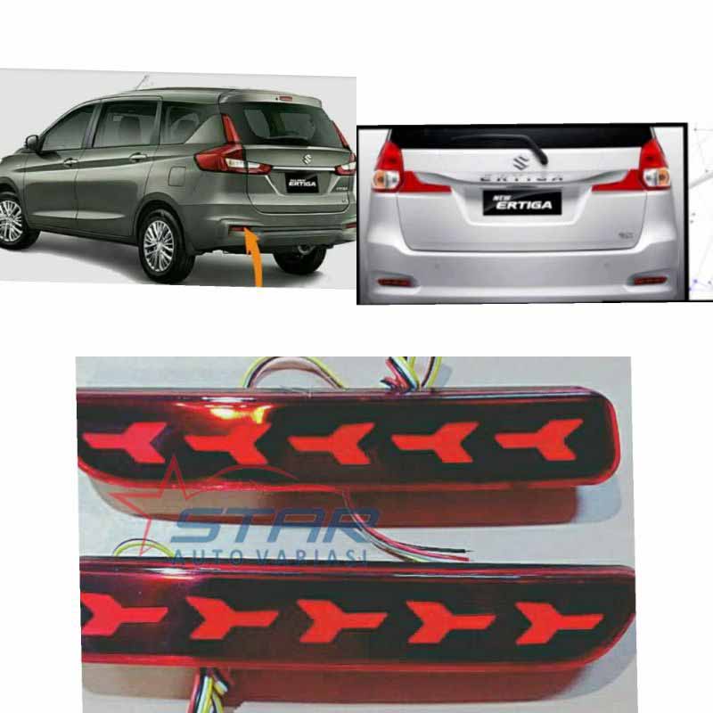 Lampu LED reflektor bumper Ertiga 2013-2020.