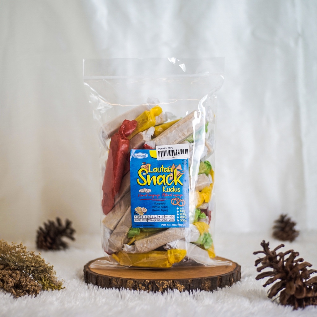 

Cemilan Manis | Lautan Snack I Permen Tape 500 gram