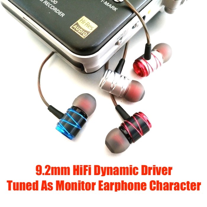Master DIY Artistic Metal Earphone Head-Fi Level Headset With Mic
