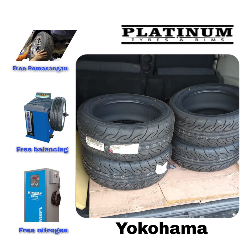 BAN MOBIL BERKUALITAS YOKOHAMA ADVAN NEOVA AD08R 195 50 R16 RING 16