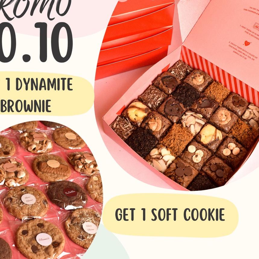 

➴ Cascara Cookies - Promo Buy 1 Fudge Brownies Get 1 pc Soft Cookies ☑