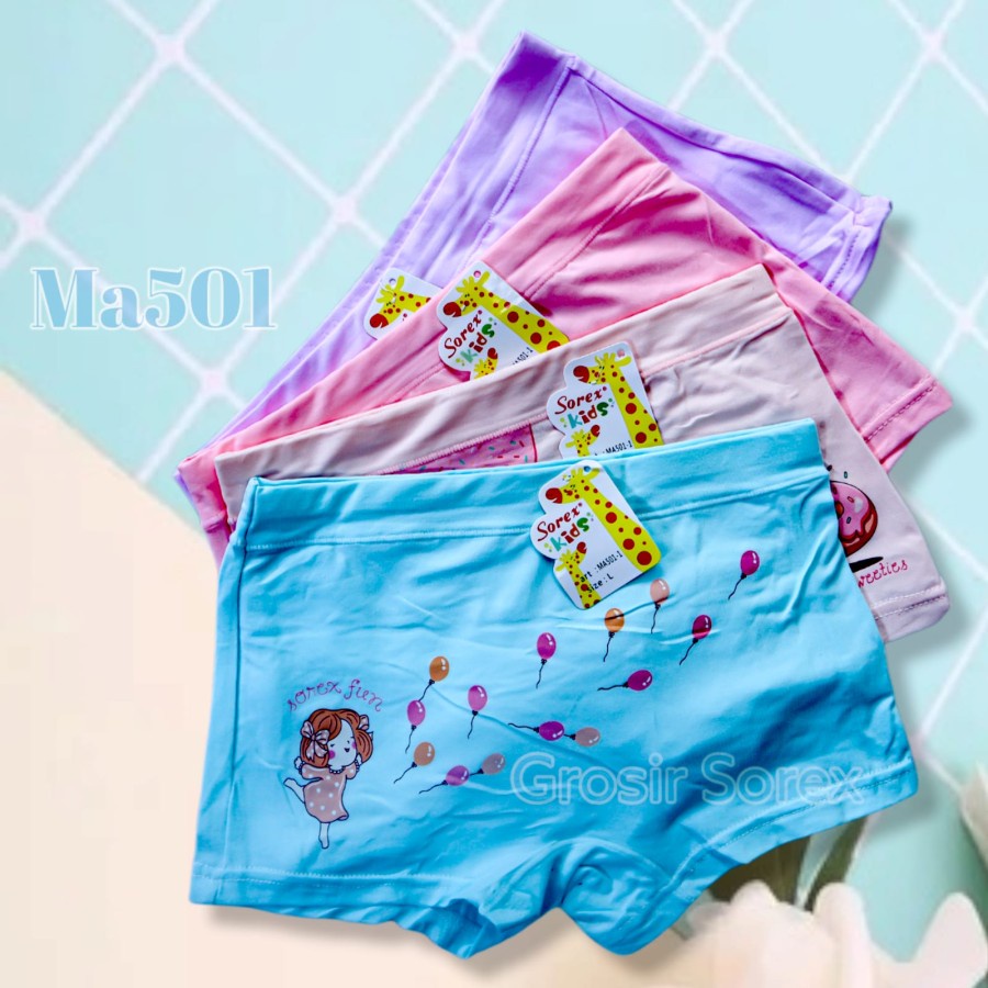 Celana dalam boxer anak cewek Sorex