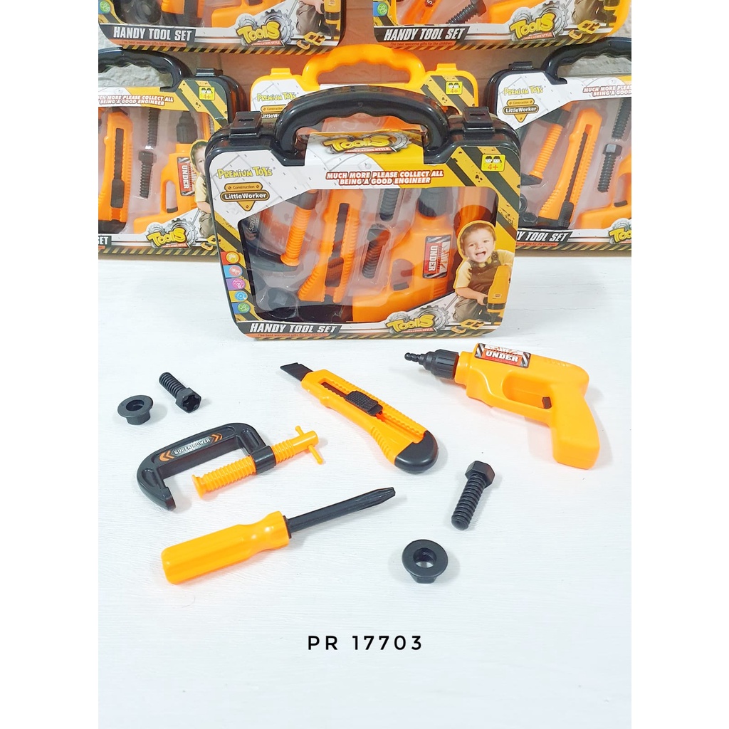 Mainan Anak Tool Box Tools Set Mainan Edukasi Anak Tools Koper Mika