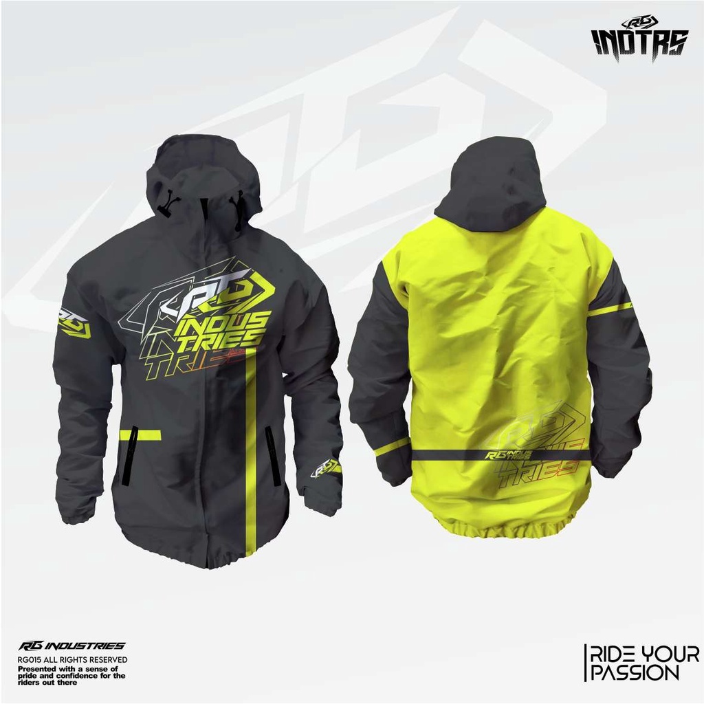 Jacket Running Printing jaket windbreaker waterproof RG INDUSTRIES CODE RG15J04