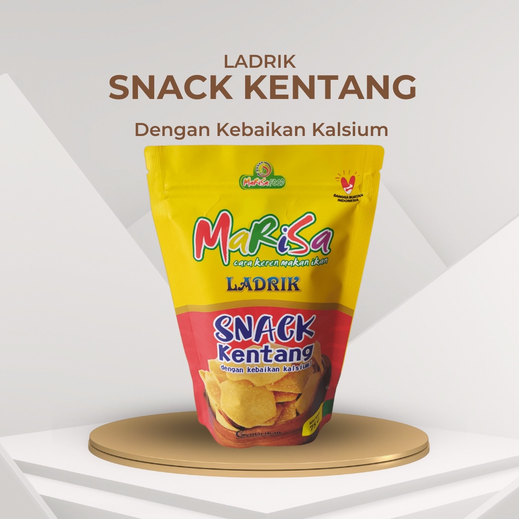 

snack keripik kentang MARISA FOOD gurih