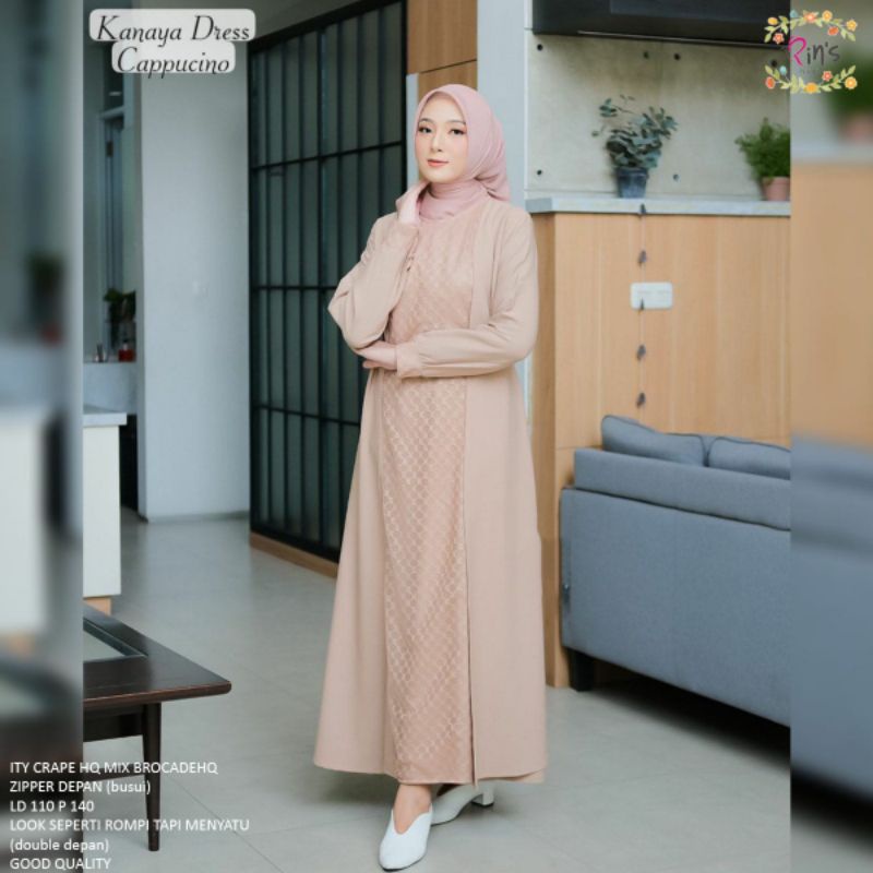 KANAYA Dress by Rins Hijab / Gamis kanaya by Rins Hijab