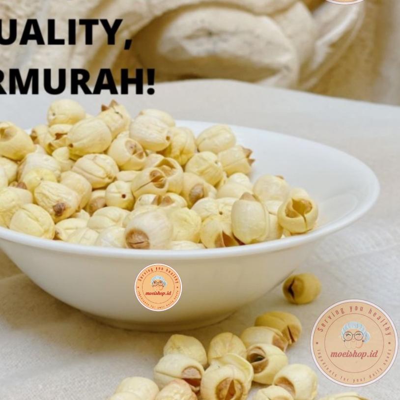 

♢ BIJI TERATAI LEMBUT 500GR / LIEN ZI / LOTUS SEED 500 GR ❀