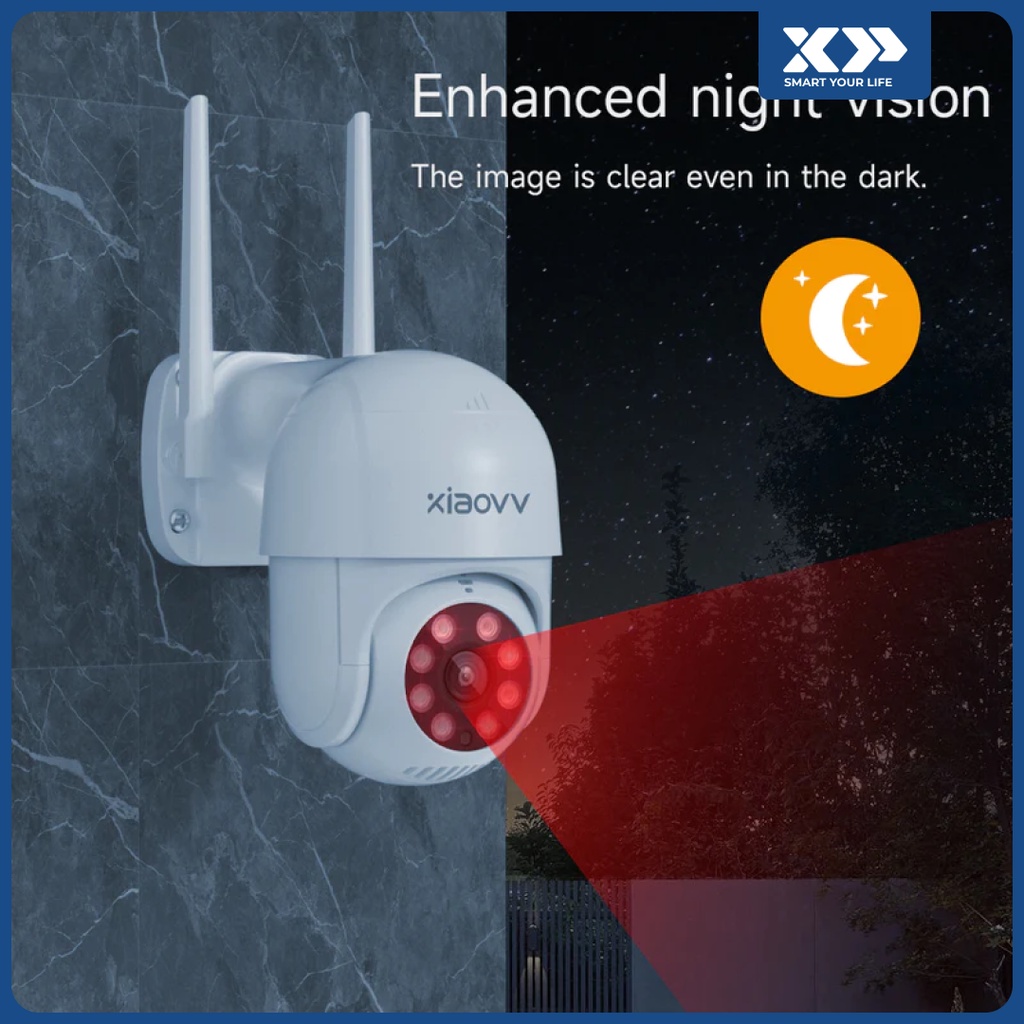 Xiaovv Security Camera P1 1296P CCTV IP Camera Outdoor Original