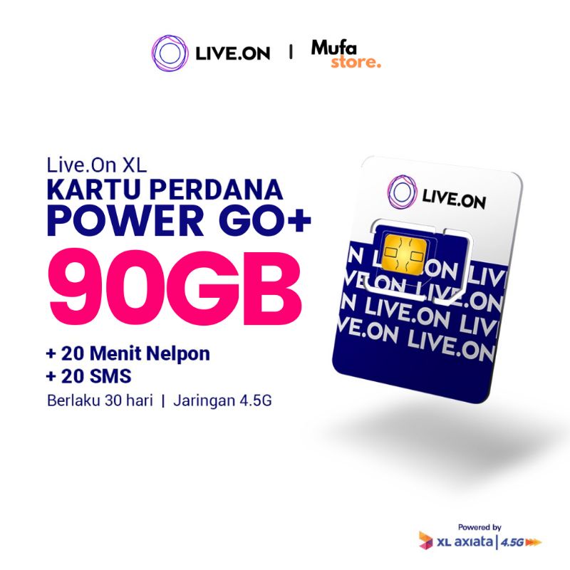 [AKTIF] Kartu Perdana Live On XL Siap Pakai Termurah | Gratis Ongkir COD