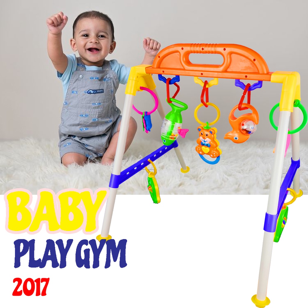 (BISA COD) Mainan Bayi Musical Play Gym / Baby Rattle / Baby Gym Musical IMAGE (SKW.2017F+SKW.2016L)