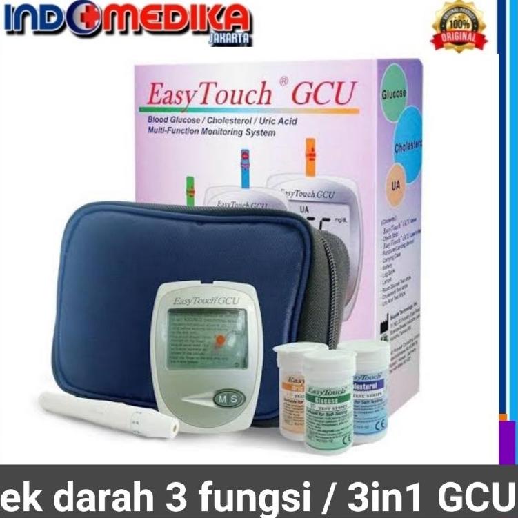 ► EasyTouch gcu / Alat cek darah 3in1 / Easy touch GCU / alat cek gula darah 3in1 ❉