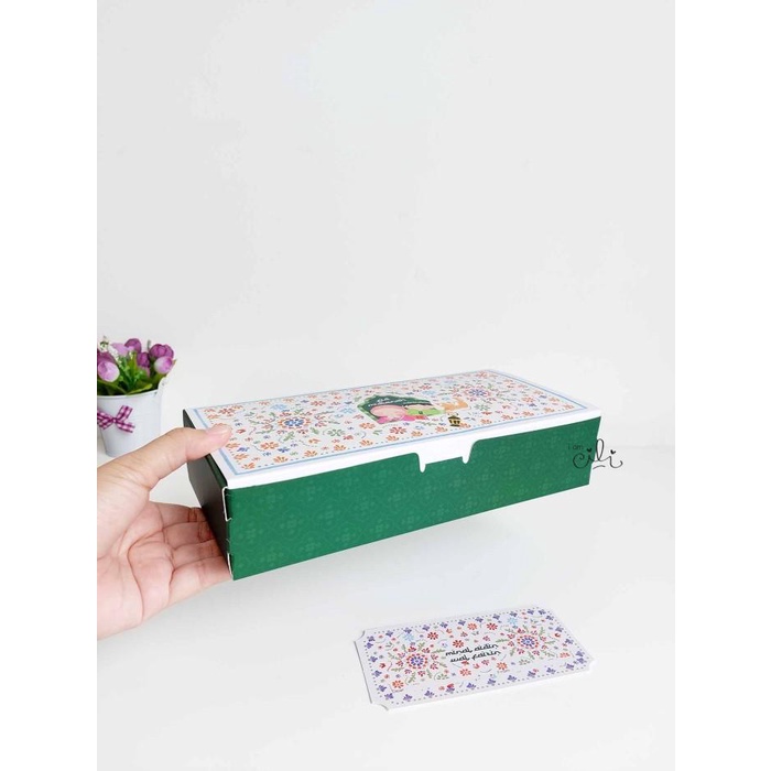 

(D24 Ceria ) Dus Box Kotak Kue Lebaran Idul Fitri 24X11,5X5 Brownis 072