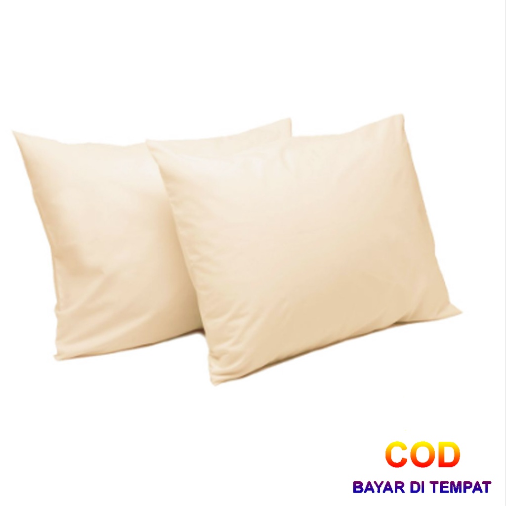 ✅COD Sarung Bantal Tidur 45x65 Kain Katun Polos Embos Dekor Dekorasi Kamar Perlengkapan Rumah