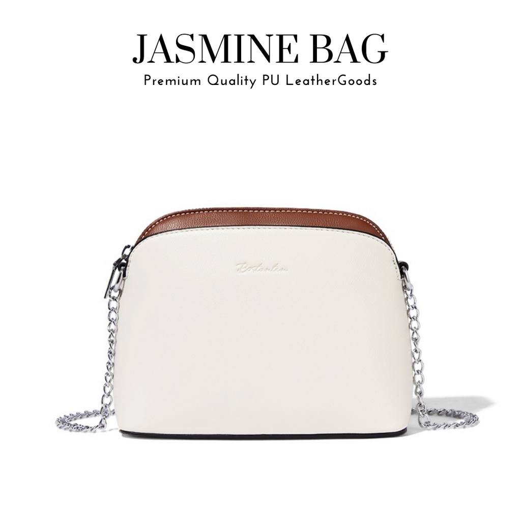 TAS SELEMPANG WANITA - TAS BAHU JASMINE BAG PREMIUM - GRATIS UKIR NAMA