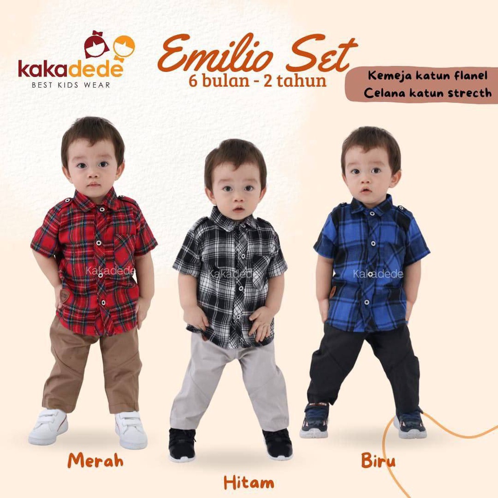 Setelan anak babay Emilio by kakadede