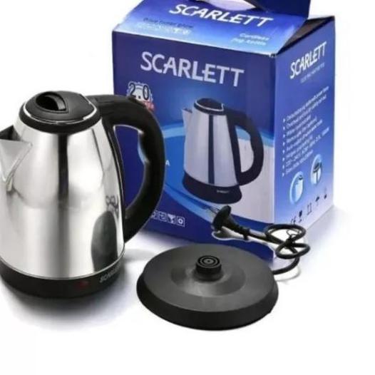 ➺ SCARLETT Teko Pemanas Air Otomatis 2L / Teko Listrik Otomatis ۩